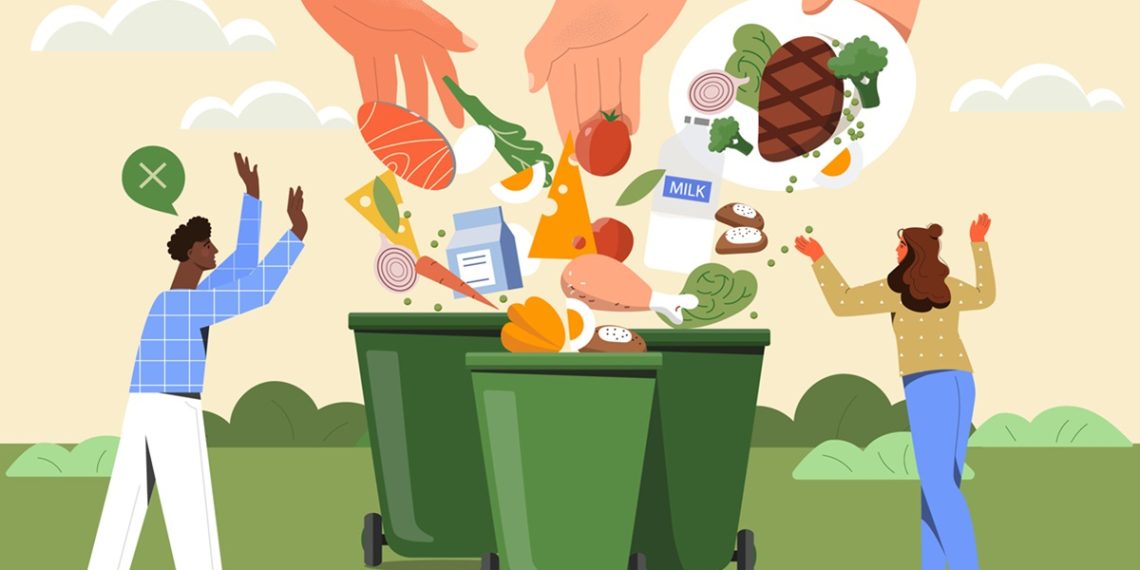 Food waste concept
