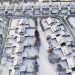 Residential area in winter