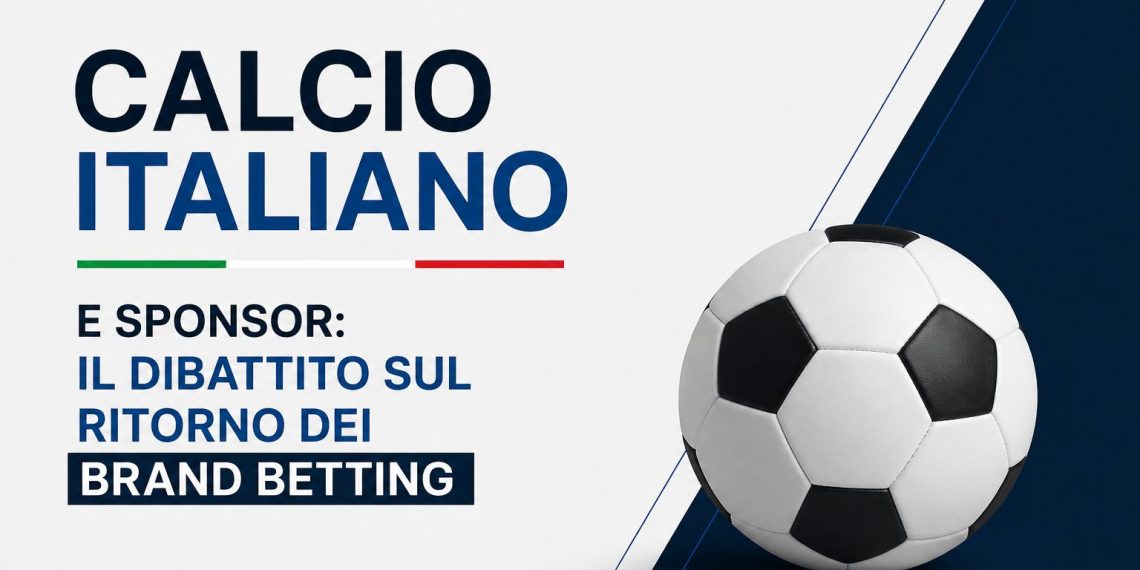 Calcio italiano e sponsor il dibattito sul ritorno dei brand betting
