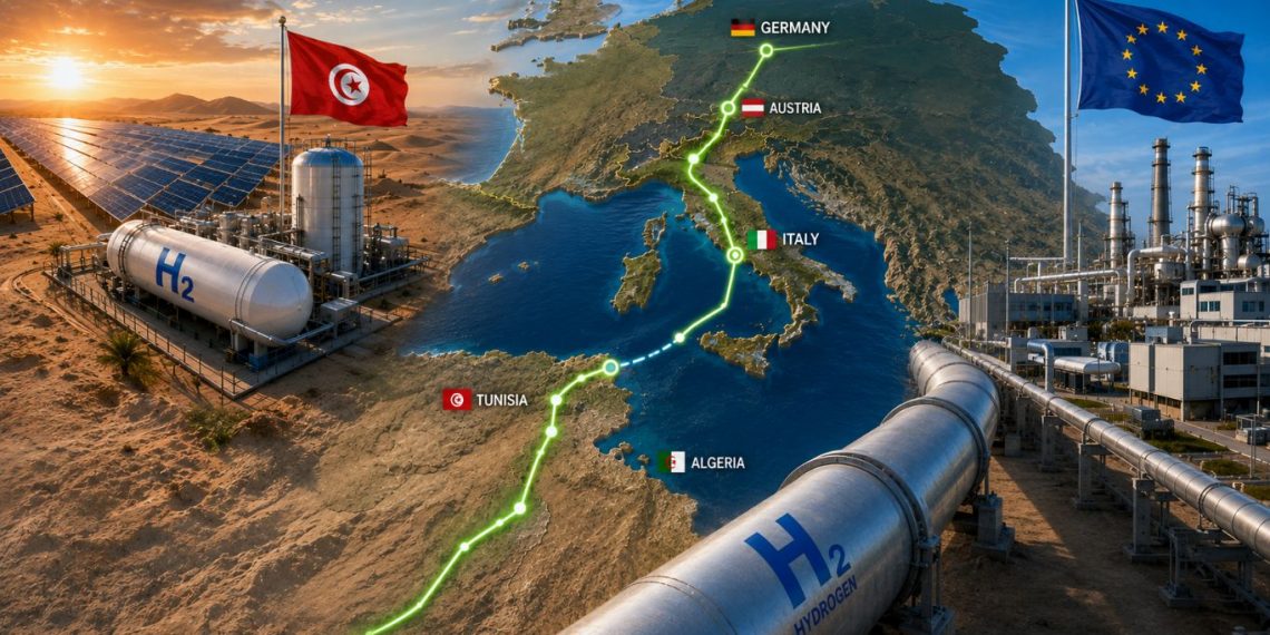 Dal deserto alle fabbriche europee: come il SoutH2 Corridor sta ridisegnando la mappa dell'idrogeno