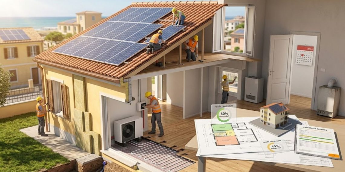 Nuove regole per ristrutturare casa: dal 3 agosto scattati i nuovi obblighi sulle fonti rinnovabili
