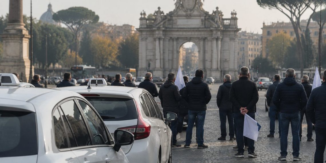 Tassisti da tutta Italia a Roma il 26 ottobre contro il caro carburanti: sit in a Porta Pia